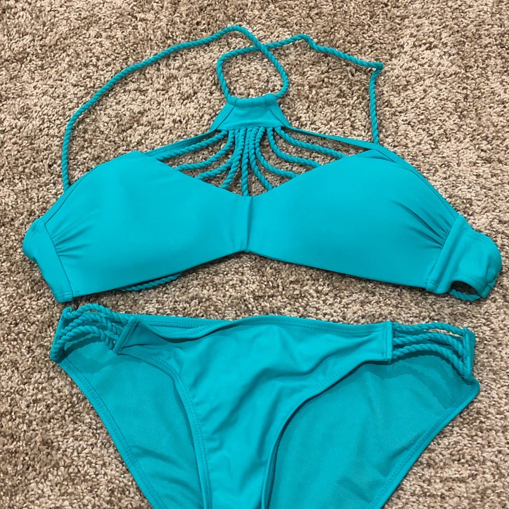 Aqua Two Piece Swimsuit